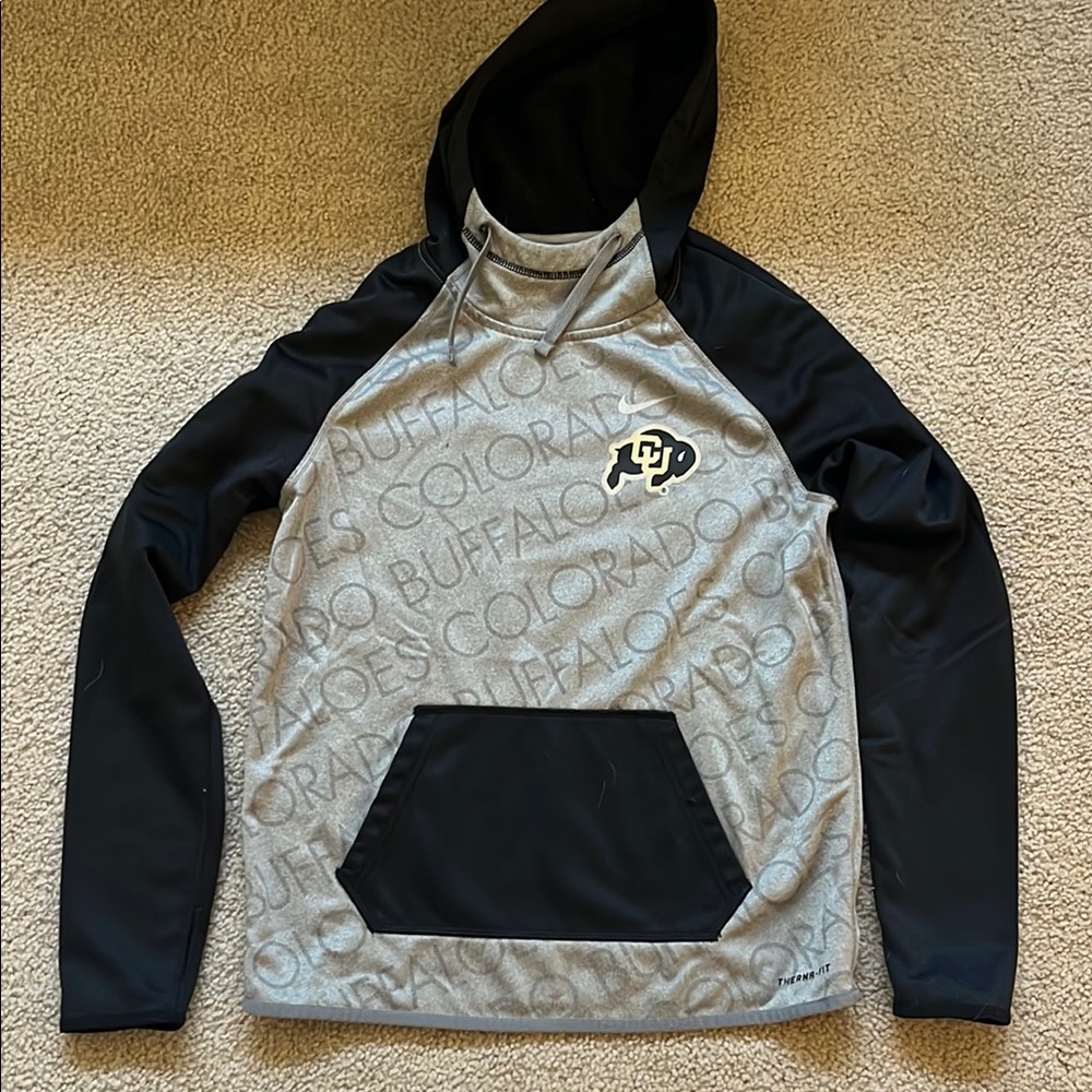 Nike Gray and Black Hoodie